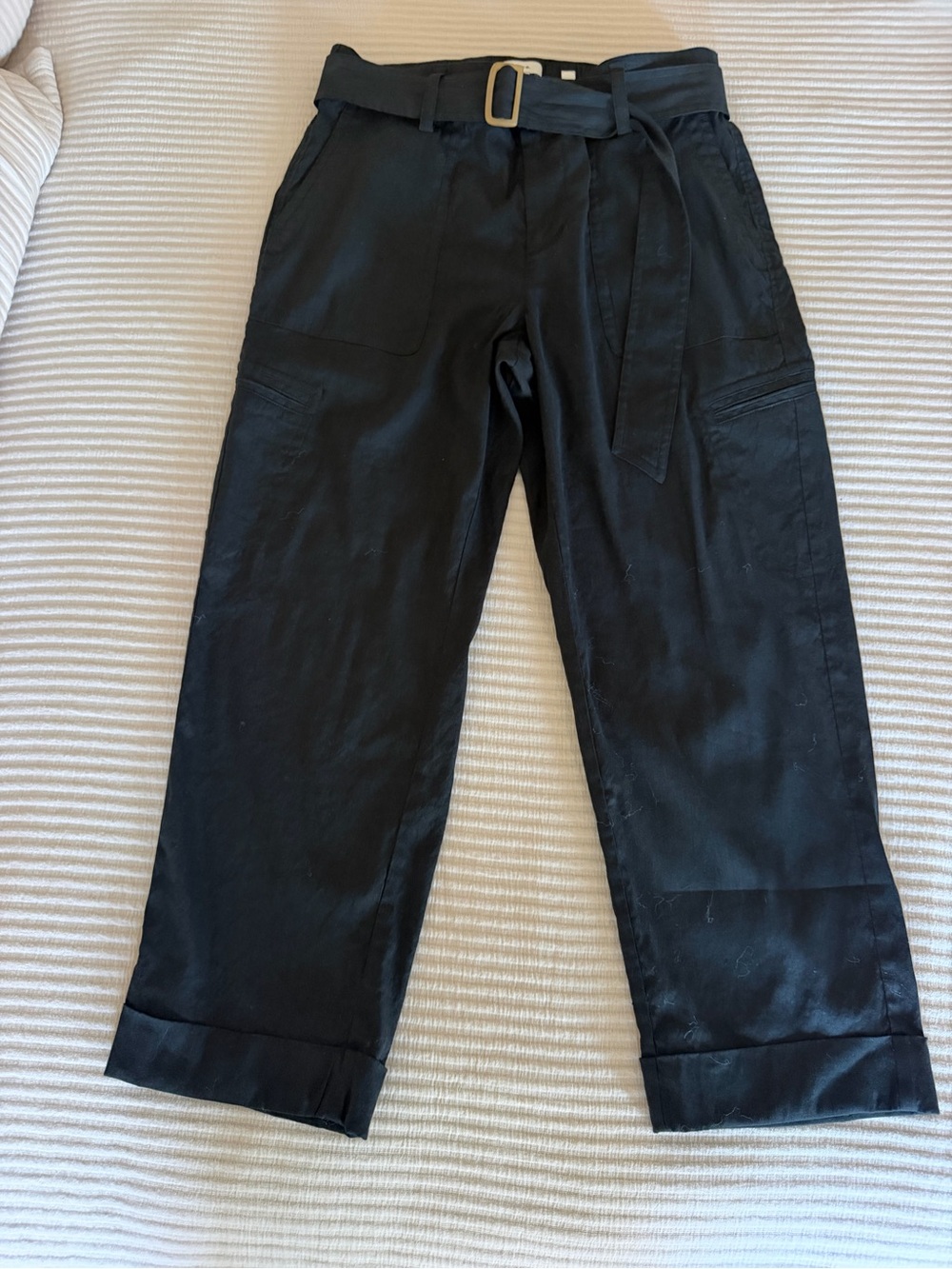 Vince Women’s High Rise Linen Cargo Pant